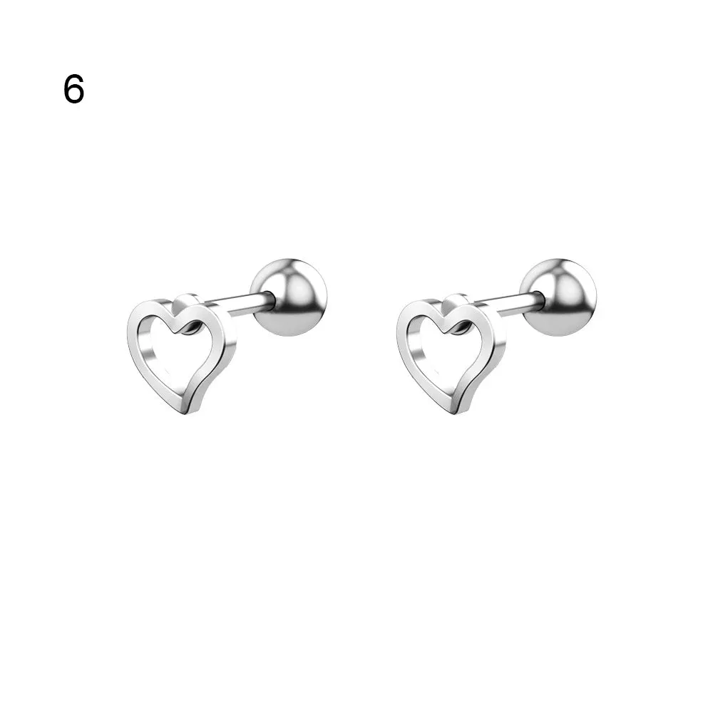 1PC Cartilage Helix Tragus Ear Piercing Punk Rock Ear Nail Piercing Accessories Ear Stud Earrings Body Jewelry Accessories