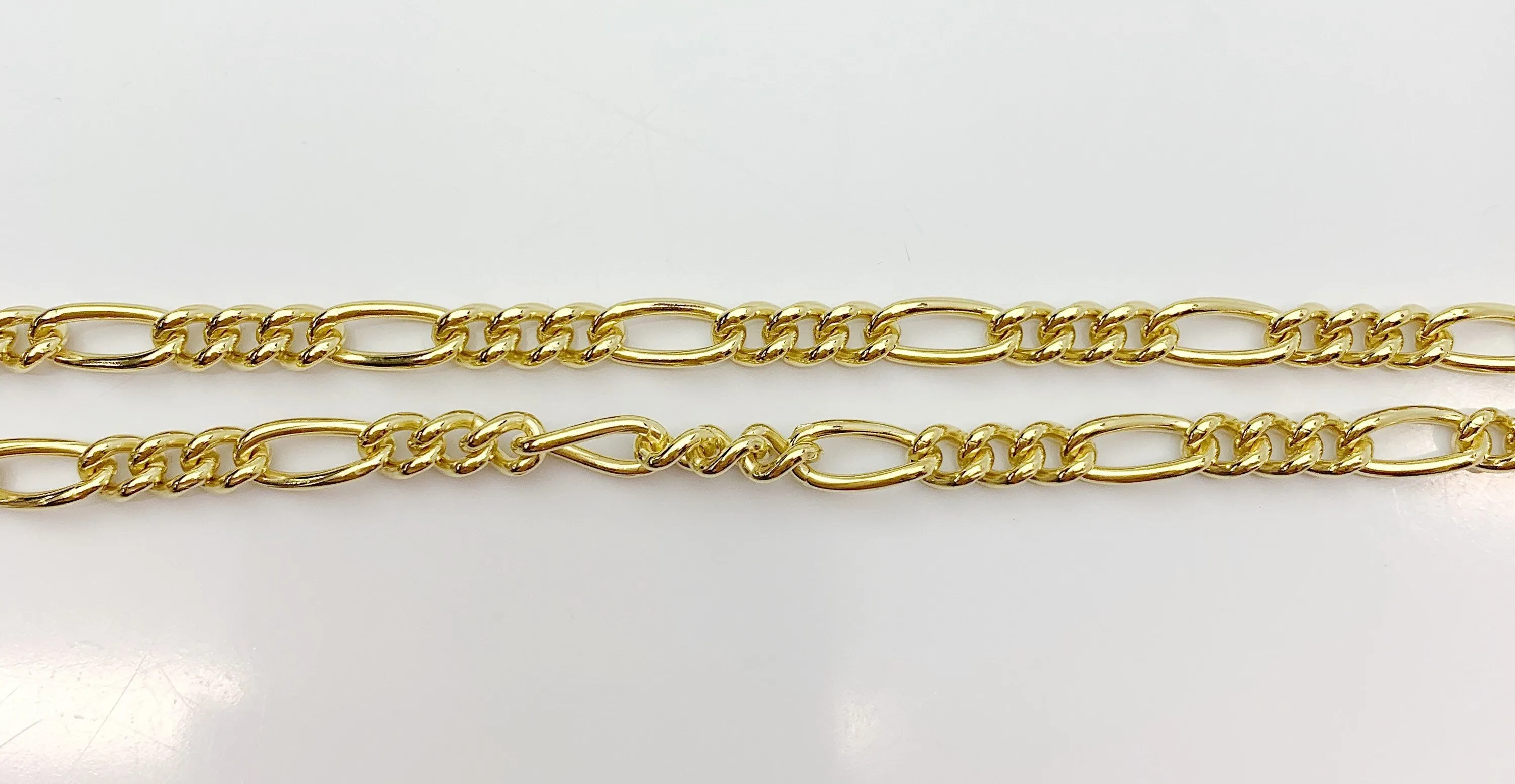 22” 14k Gold Filled Figaro Chain 4.0mm (S5031CLC)