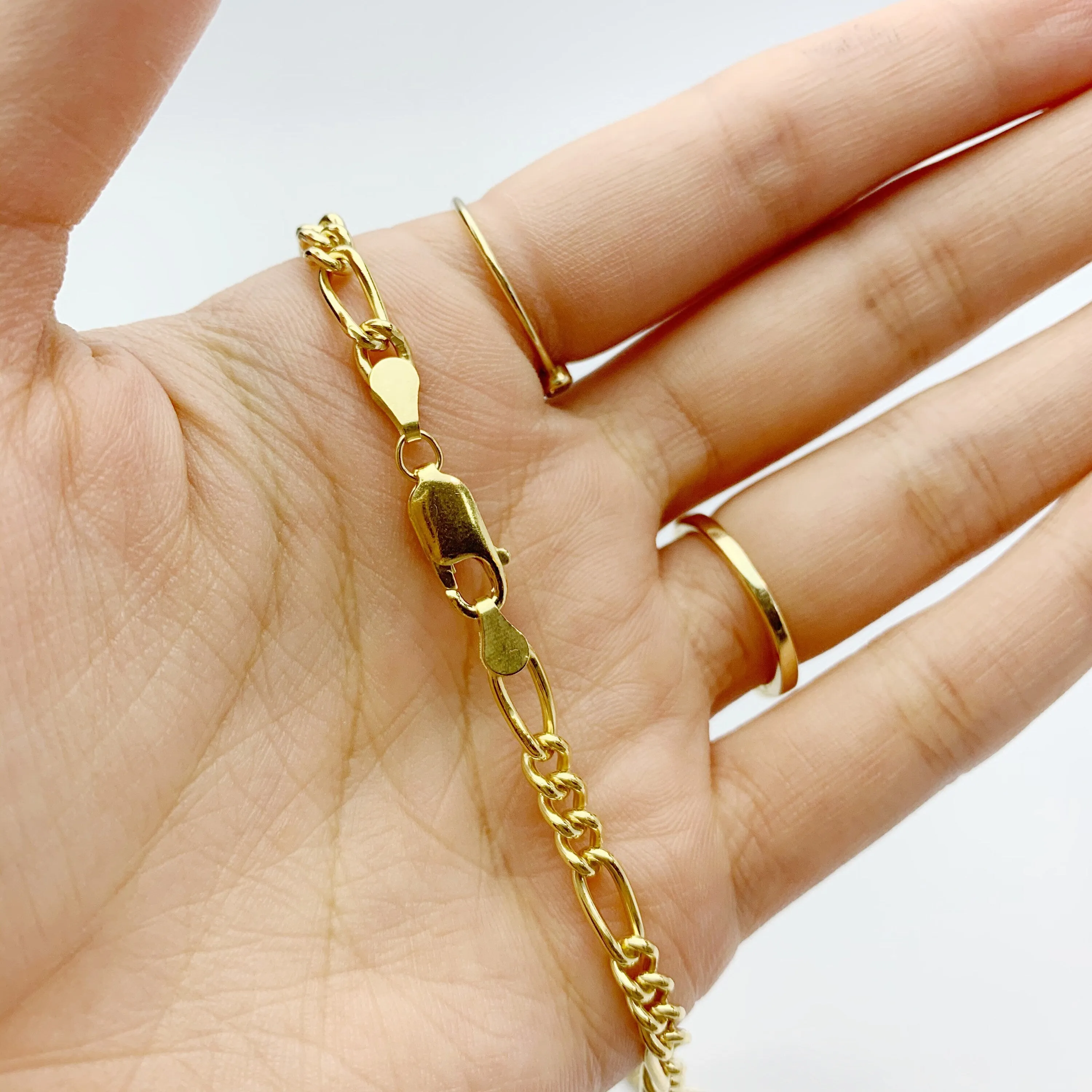 22” 14k Gold Filled Figaro Chain 4.0mm (S5031CLC)