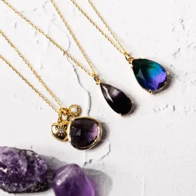 Amethyst Ombre Purple Necklace | Radiant