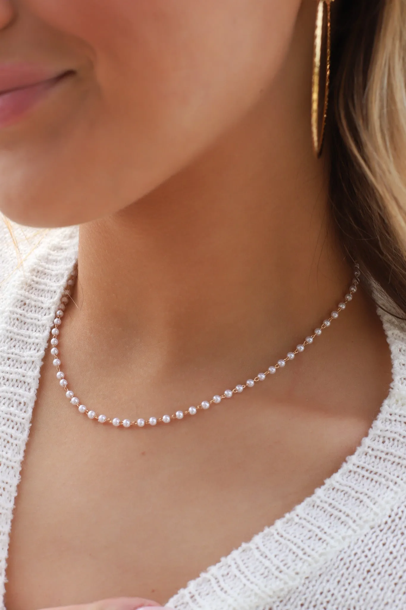 Atlas Pearl Necklace