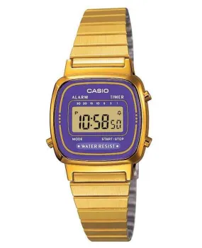 Casio LA670WGA-6DF Gold Stainless Watch for Women