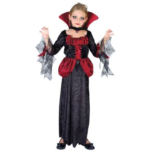 Countess Vampira Vampire Costume Girls