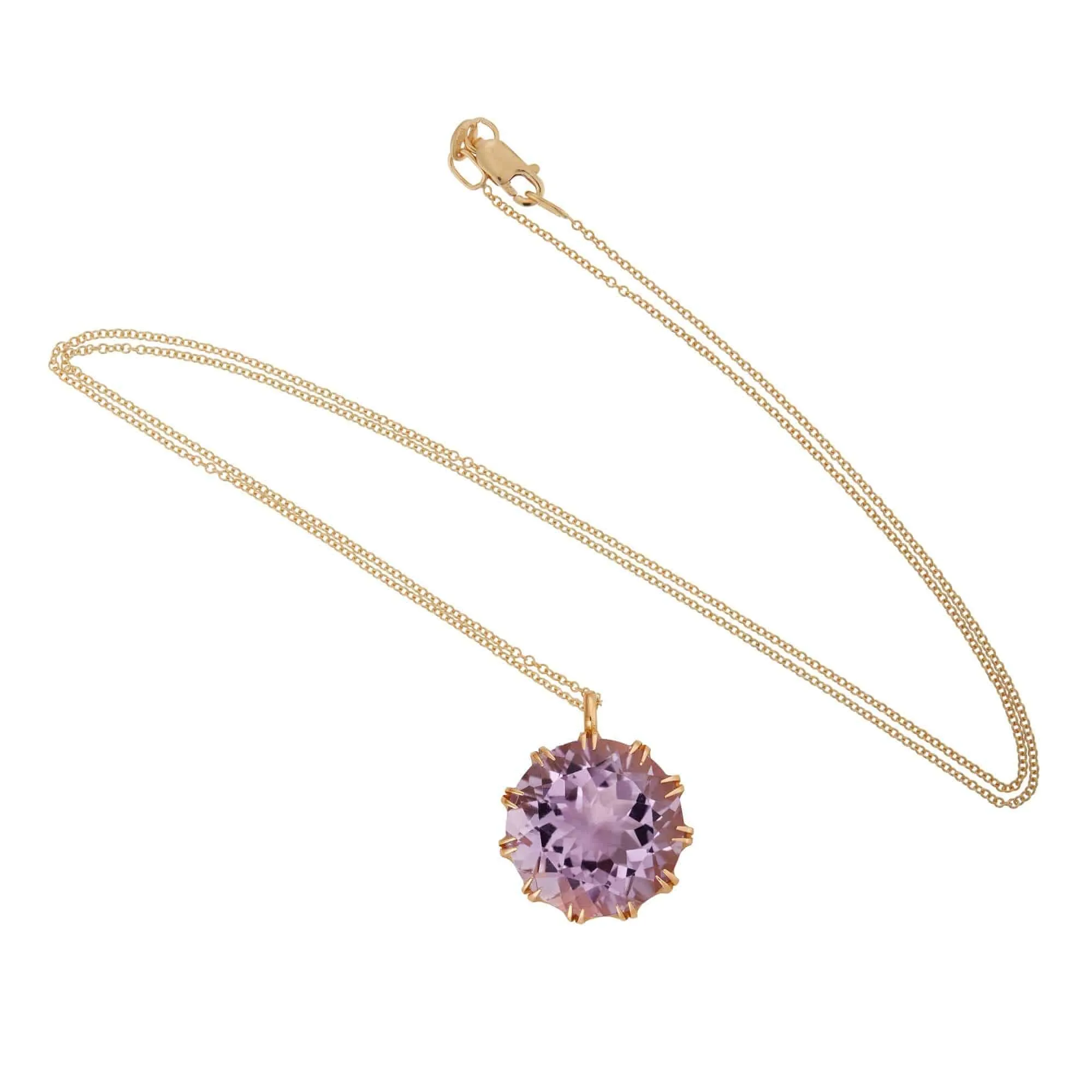 Crown Pendant Purple Amethyst