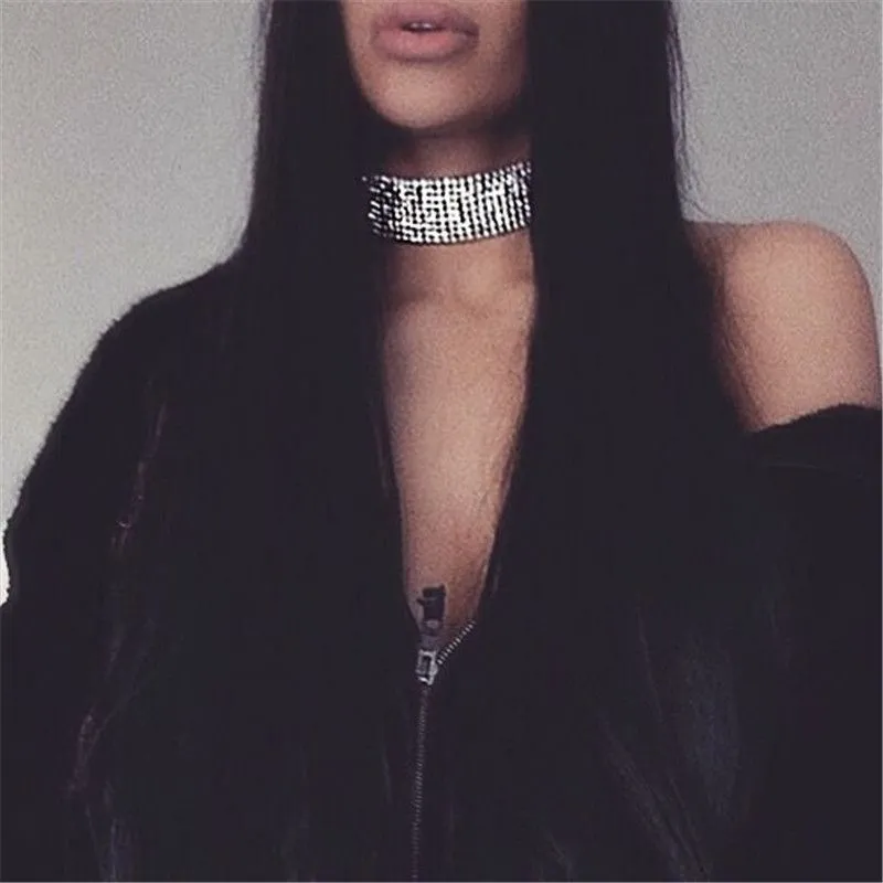 Crystal Wide Choker