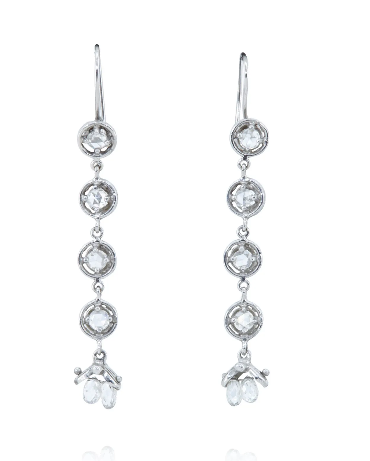 Diamond Dangle Earrings