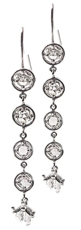 Diamond Dangle Earrings