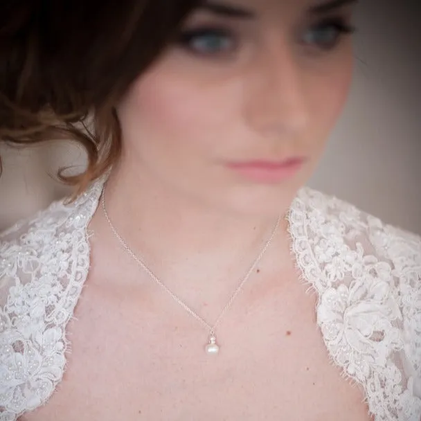 Divine Pearl Bridal Pendant