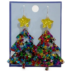 Earrings - Confetti Tree Multi-color