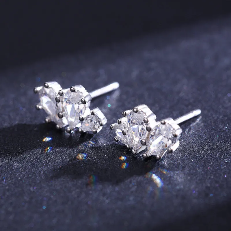 Everyday Genie Sterling Silver Zircon Drop Earrings