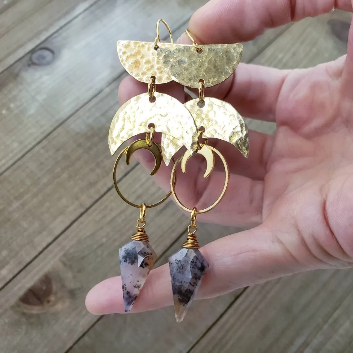 Gaea Goddess earrings