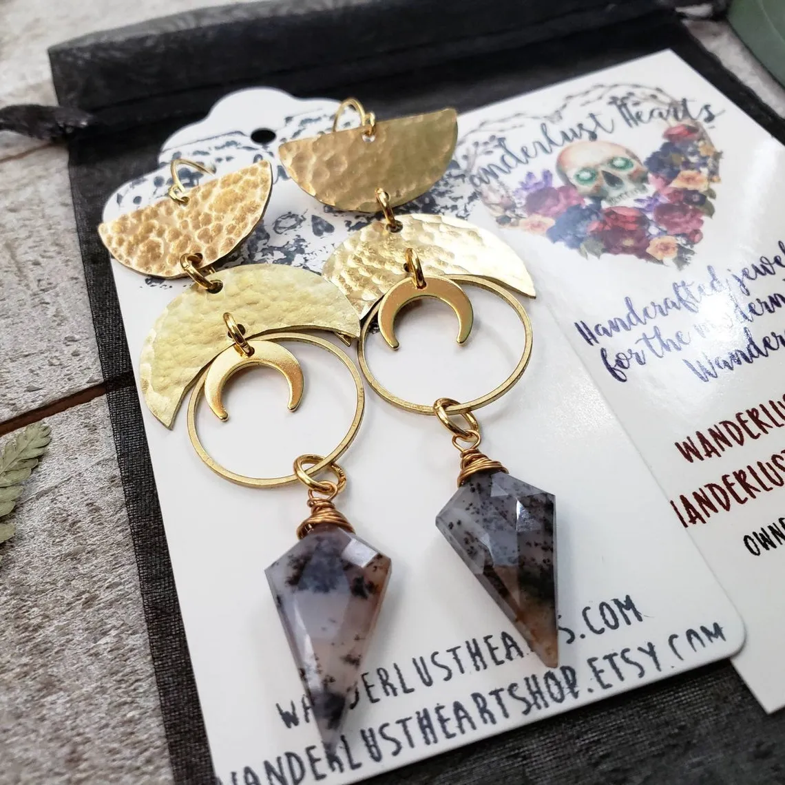 Gaea Goddess earrings