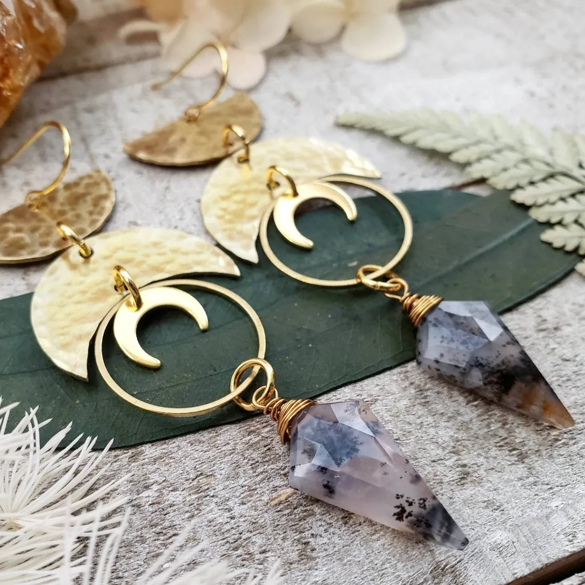 Gaea Goddess earrings