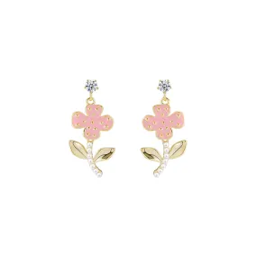 Grow Towards The Sun Pink Earrings