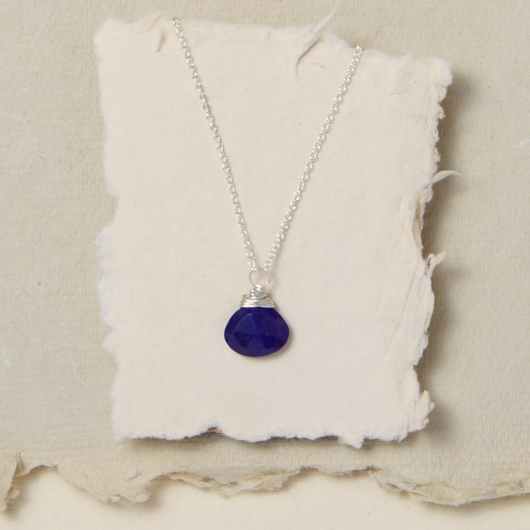 Handcrafted Gemstone Necklace – 15  Stone Options