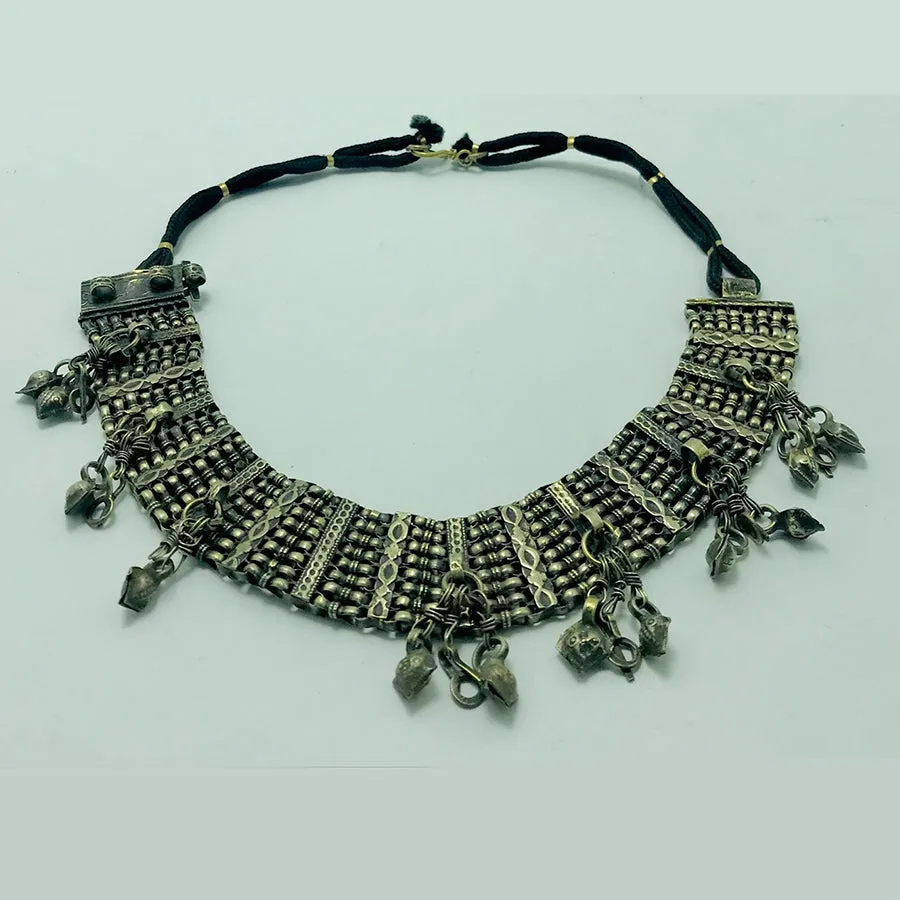 Handmade Vintage Kuchi Choker Necklace