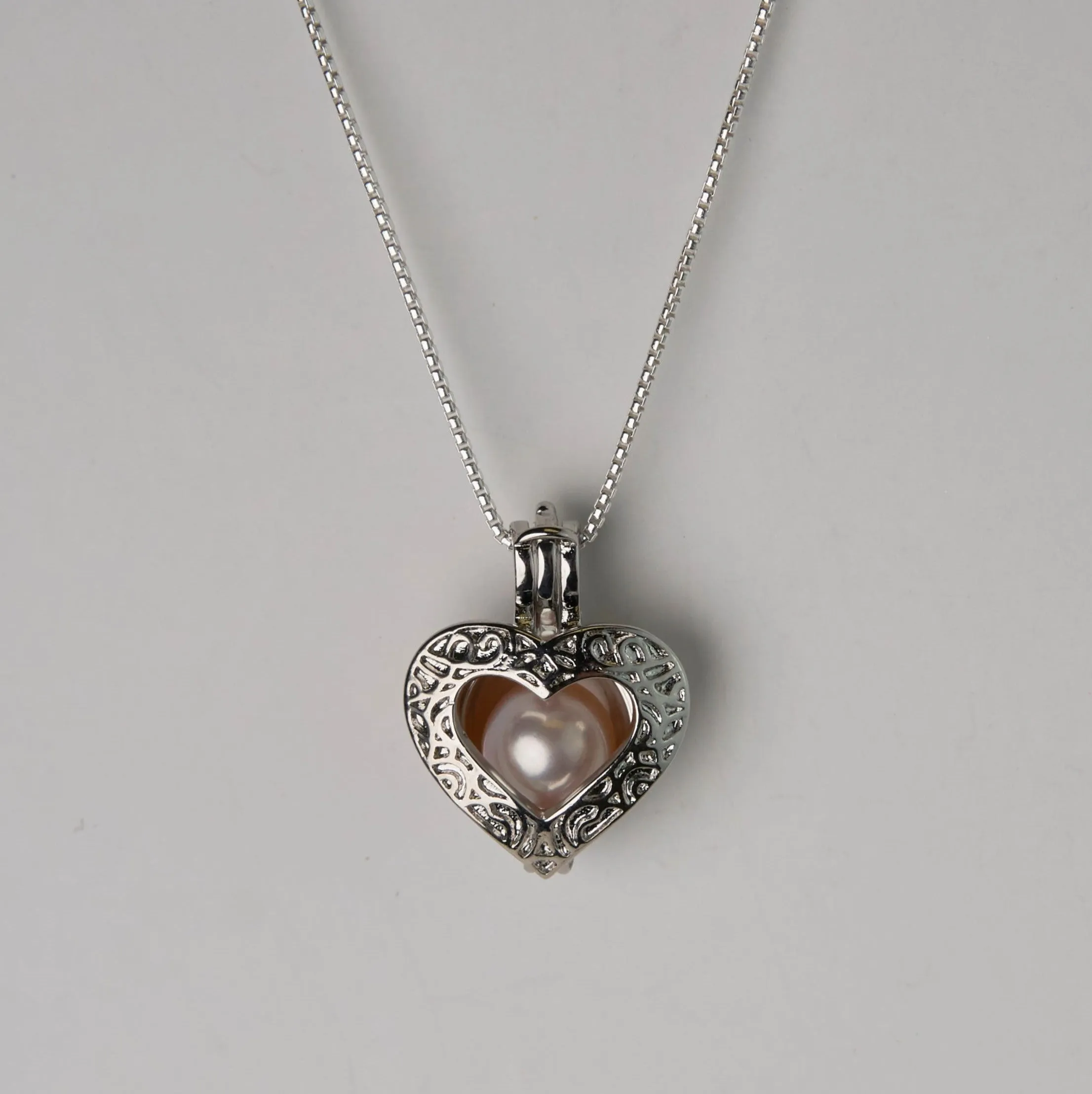 Heart Cage Necklace