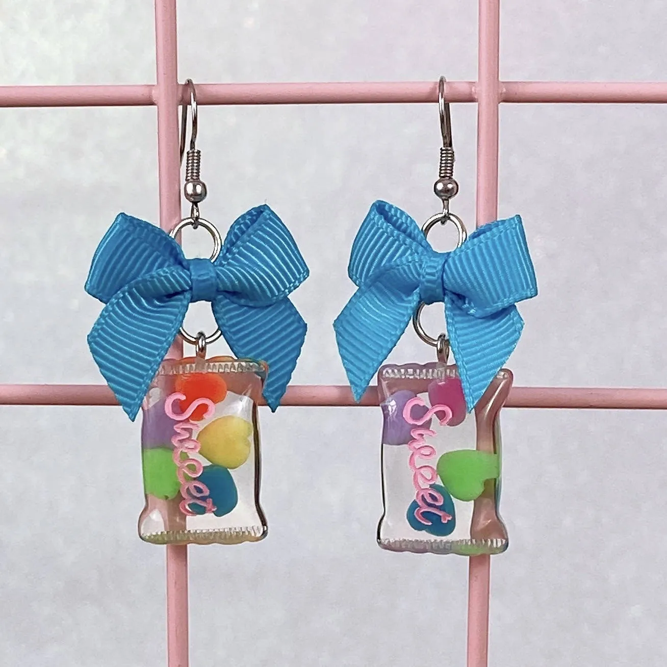 Heart Candy Earrings (4 Colors)