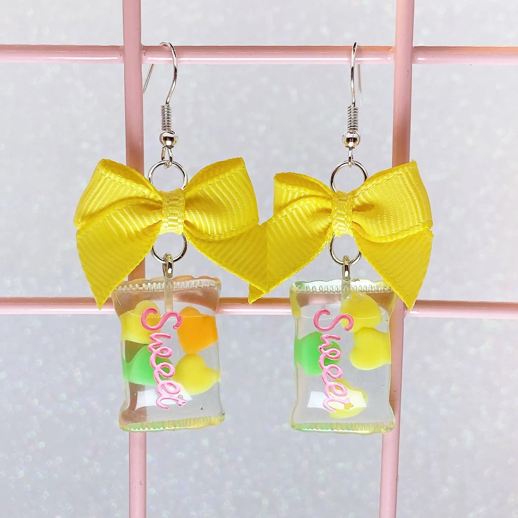 Heart Candy Earrings (4 Colors)