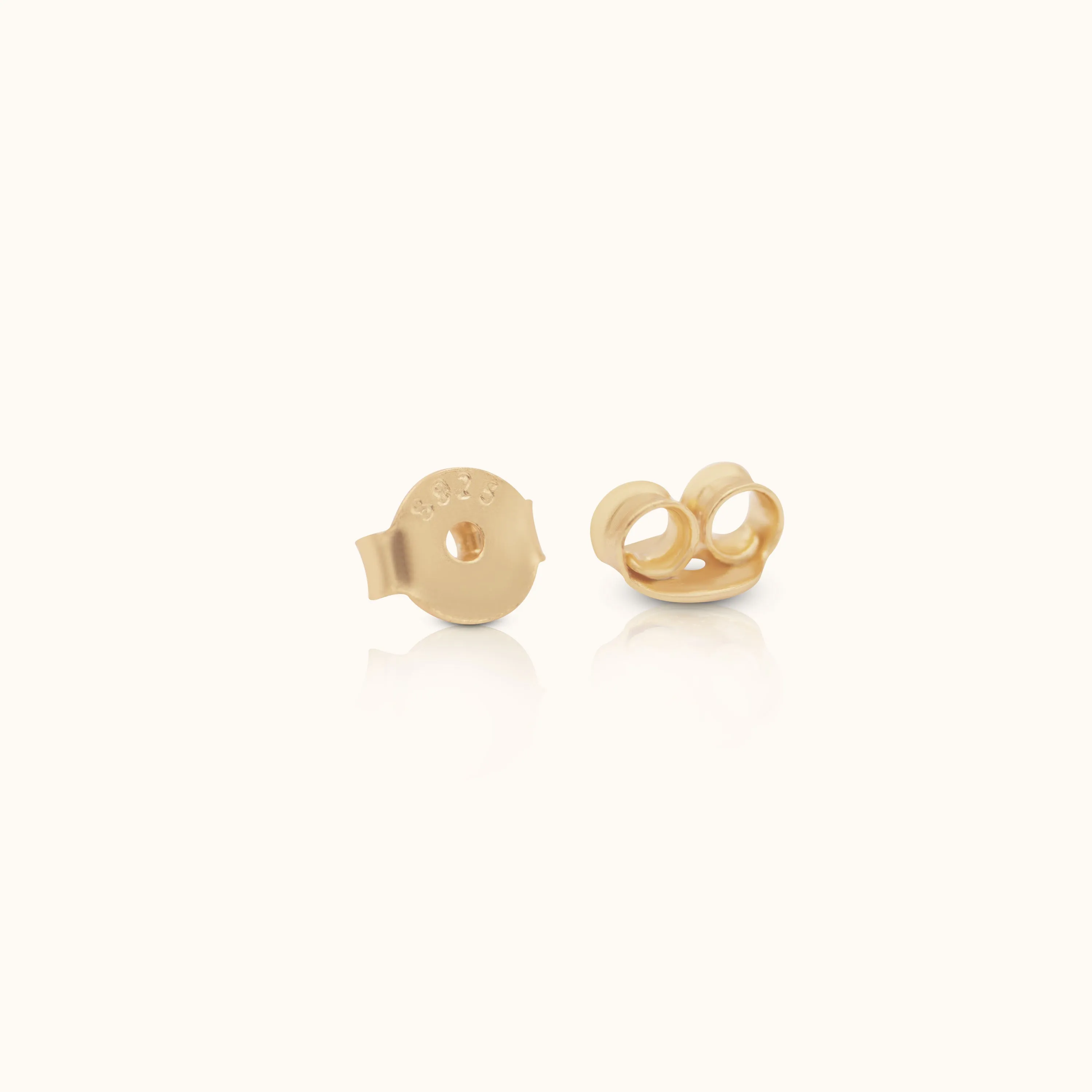 Jade Moon Stud Earrings