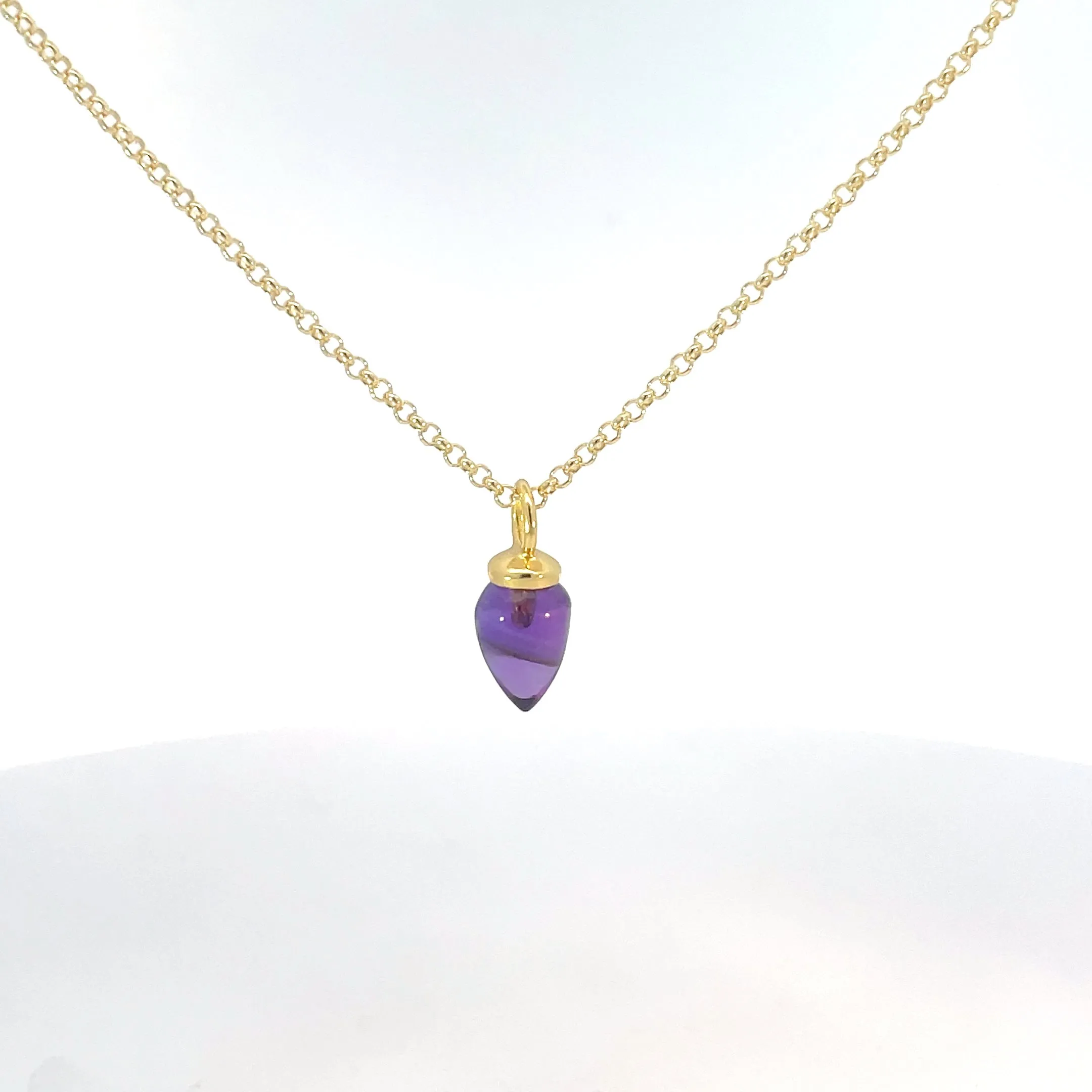 Jorge Revilla Pendulum Collection Amethyst Necklace