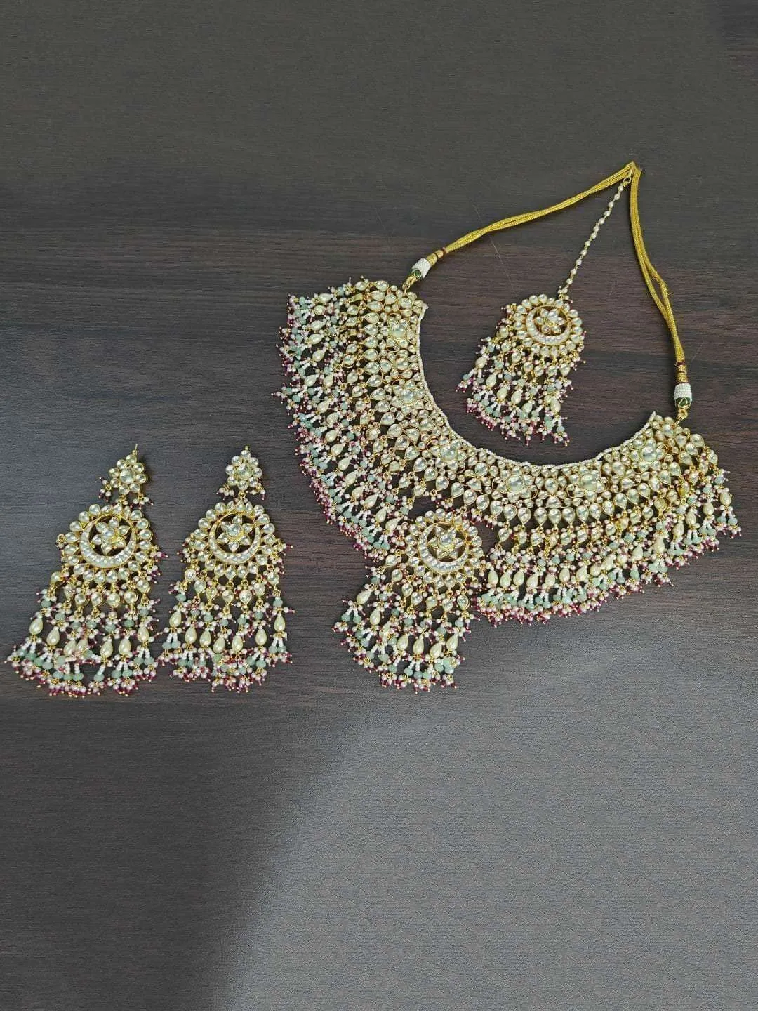 Kundan Studded Choker Necklace Set