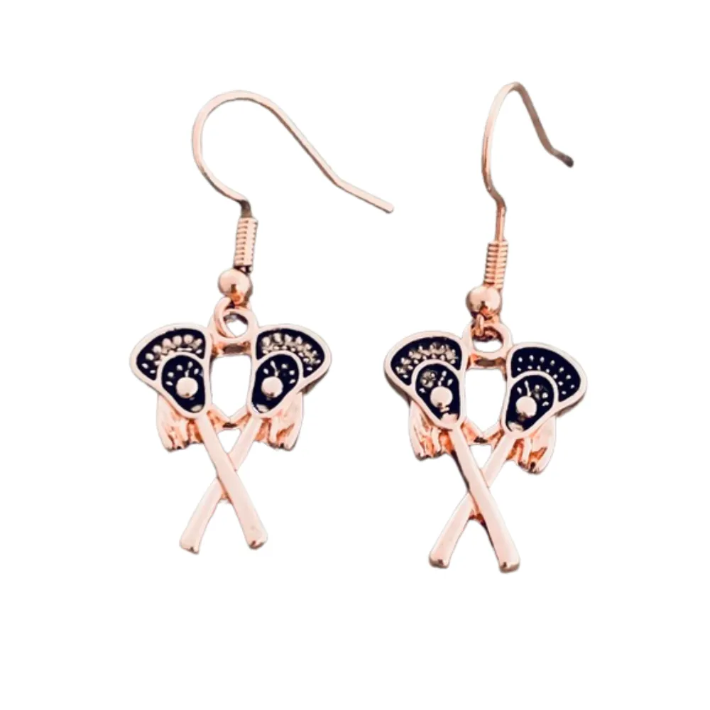 Lacrosse Stick Dangle Earrings