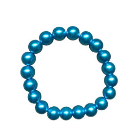 Lagoon Blue Pearl 10mm Bracelet