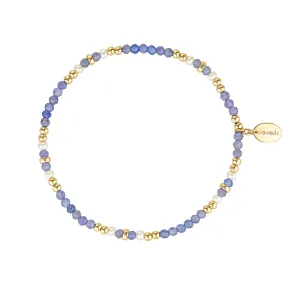 Lavande Perla Bracelet ~ Tanzanite & Pearl