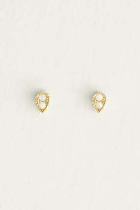 Leslie Francesca Tear Drop Pave Studs