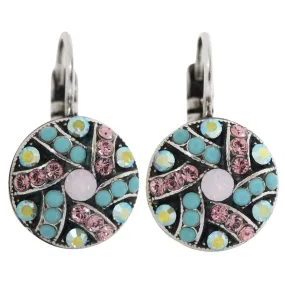 Mariana "Summer Fun" Silver Plated Swirl Pavé Crystal Earrings, 1059/1 3711