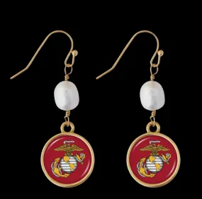 Marine Corps Logo Earrings