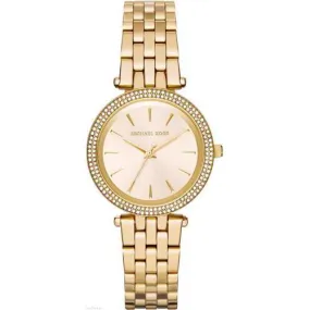 Michael Kors Ladies Watch Mini Darci 33mm Gold MK3430