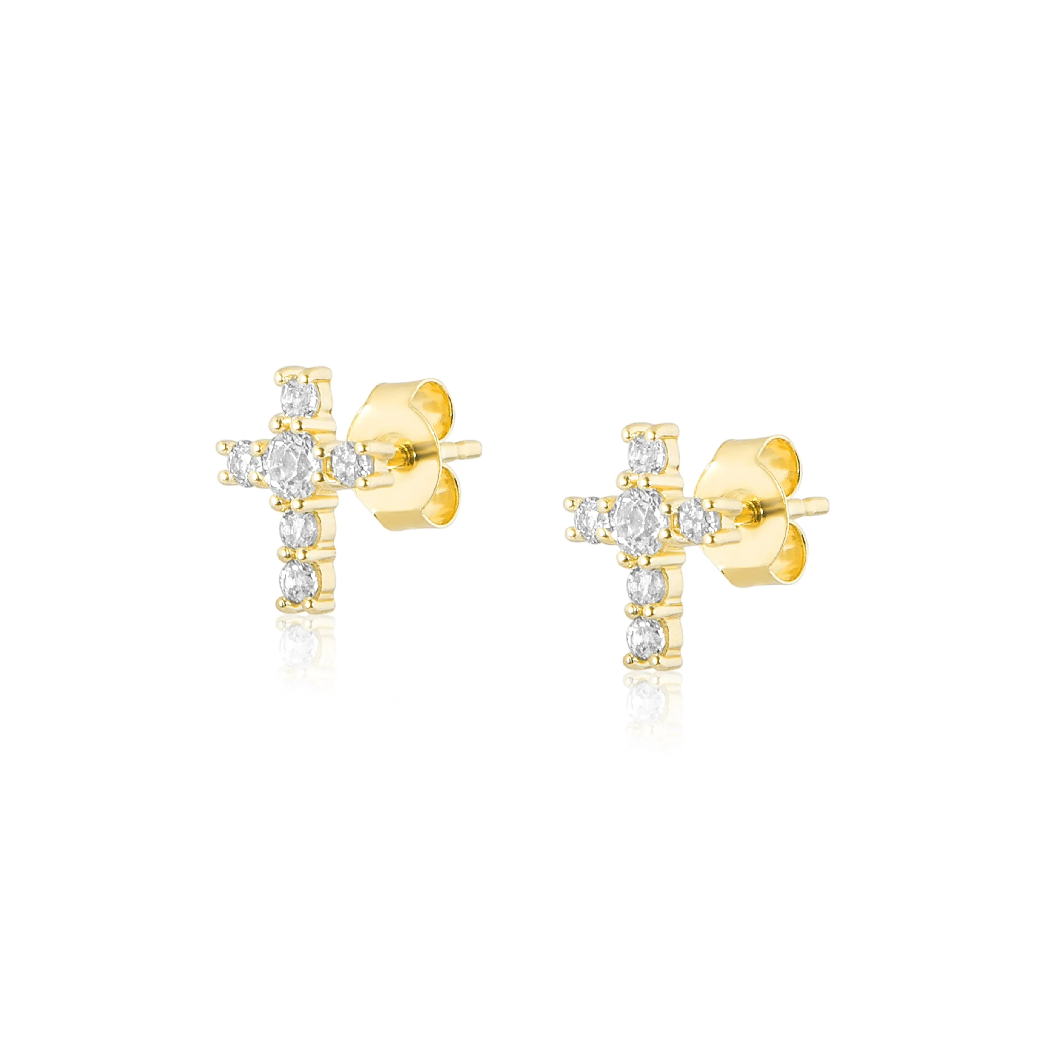 Mini Cross Studs