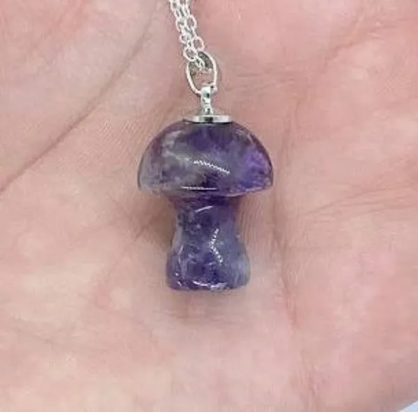 Necklace - Mushroom Amethyst