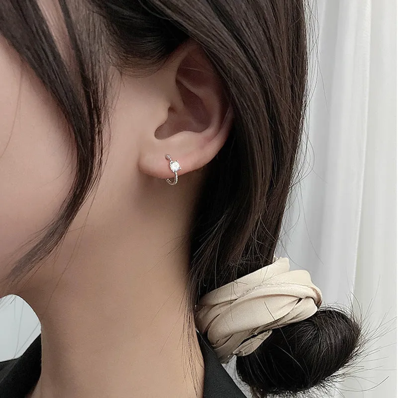 Painless Clip Earrings Short Hair Student Earrings Trend