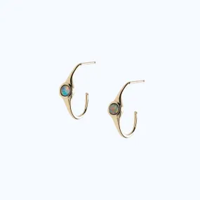 Pair of Mini Opal Hoops