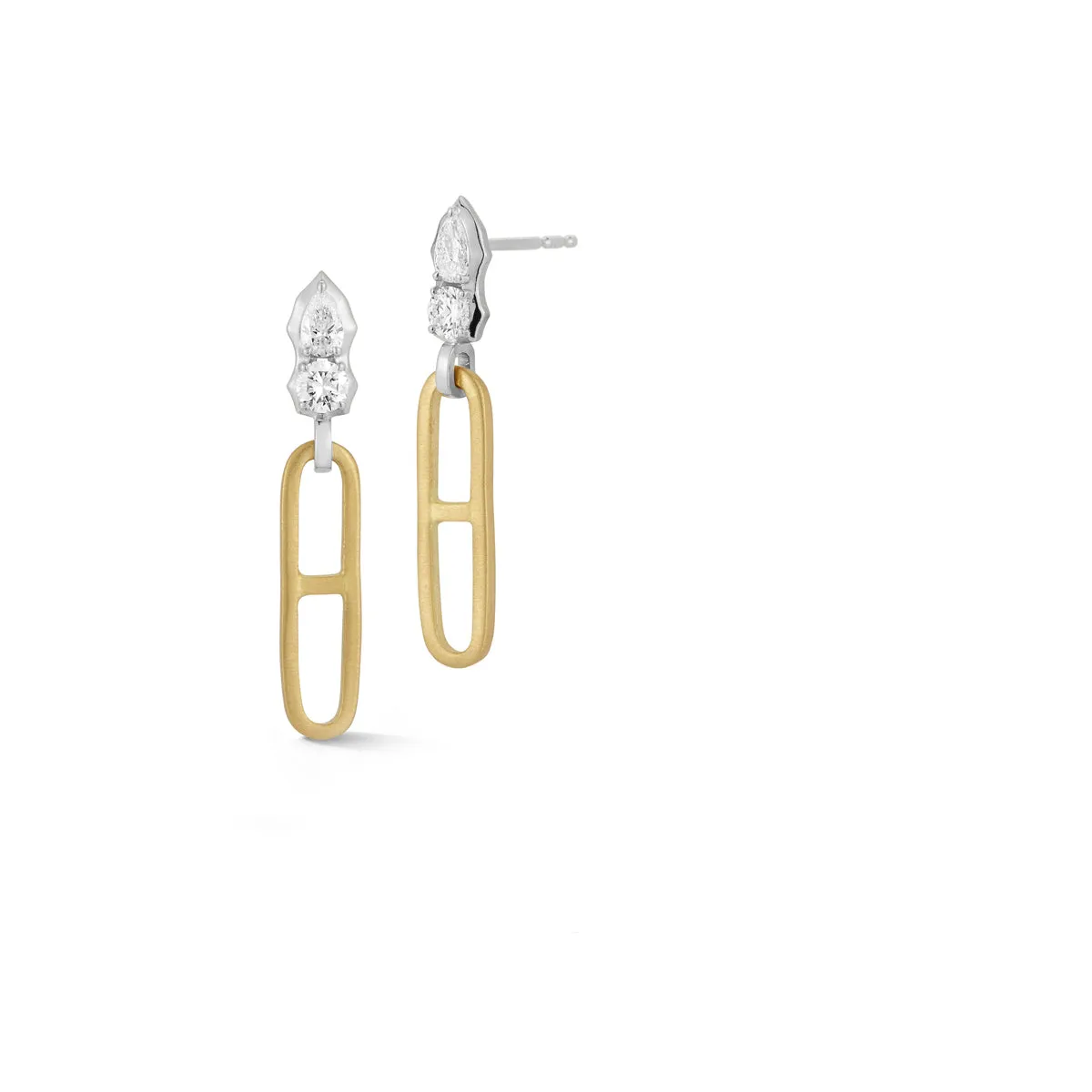 Paperclip Drop Earrings