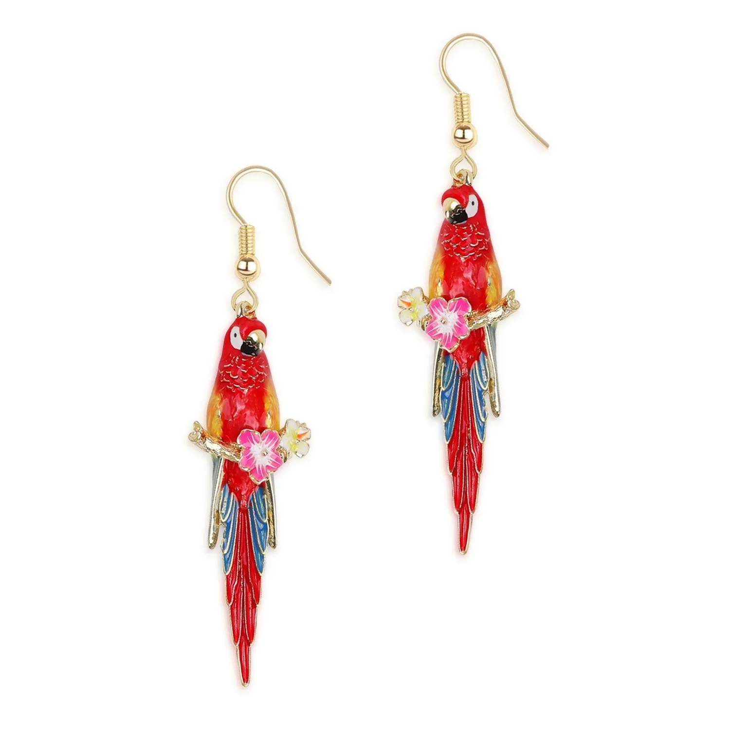 Parrot Drop Earrings