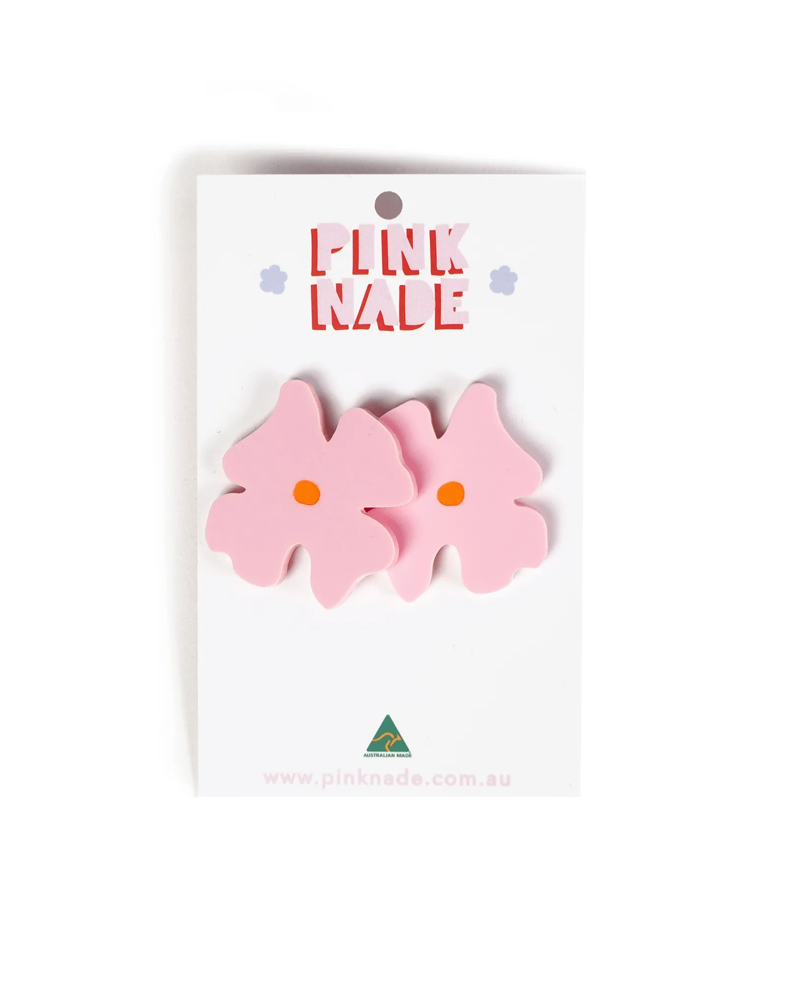 Pink Blossom Stud Earrings