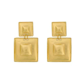 Pre Order:  Square Link Drop Earrings