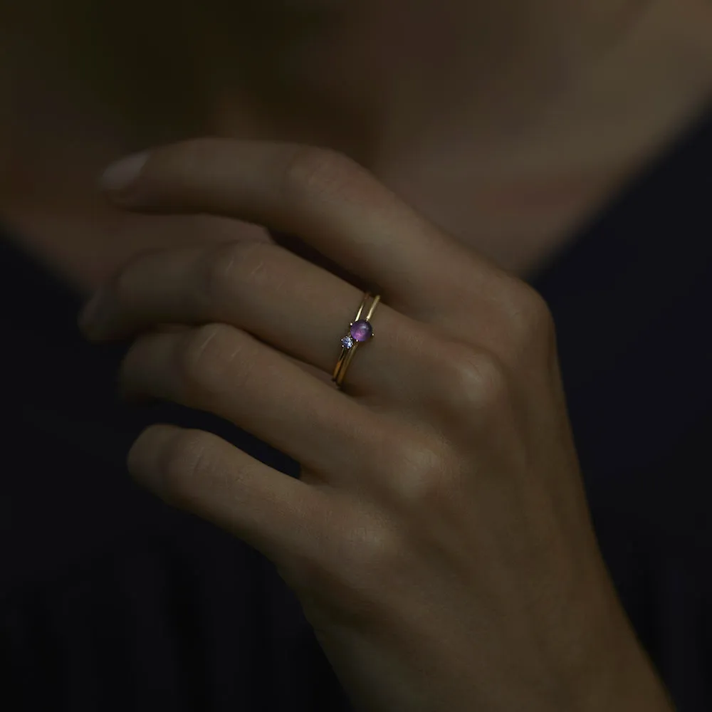 R11601AM | Amethyst Wisp Ring