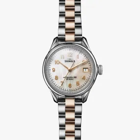 Shinola 32mm Two-Tone "The Vinton" Watch