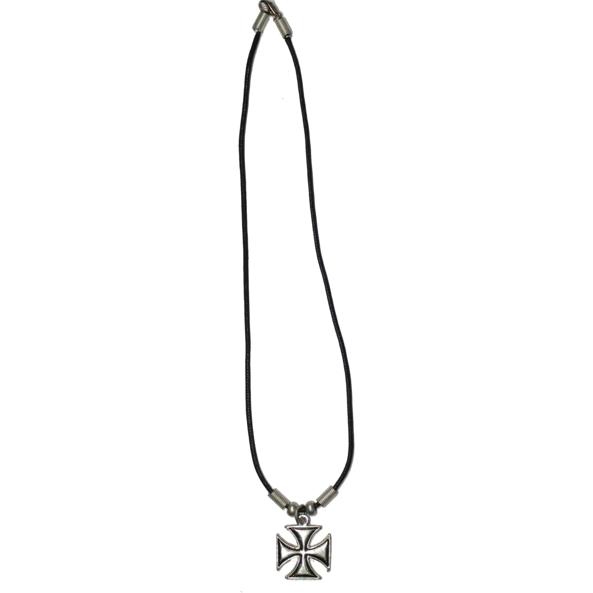 Silver Iron Cross Necklace