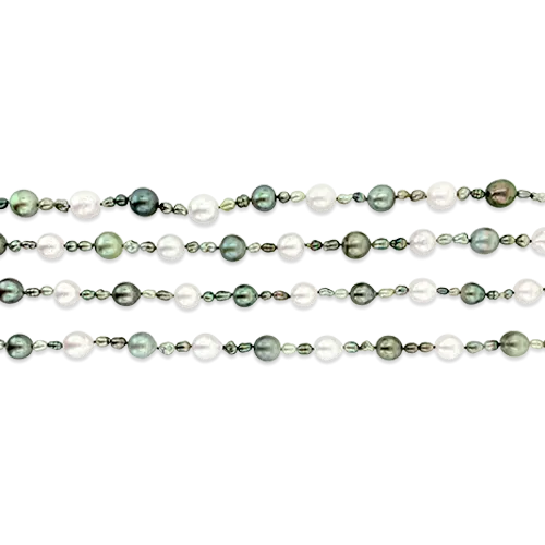 South Sea, Tahitian & Keshi Pearl Necklace