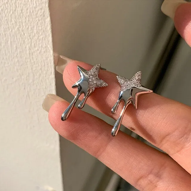 Special Irregular Star Stud Earrings