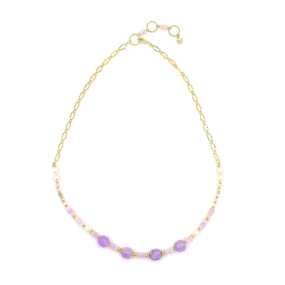 Spectrum Lavender Amethyst & Pearl Necklace