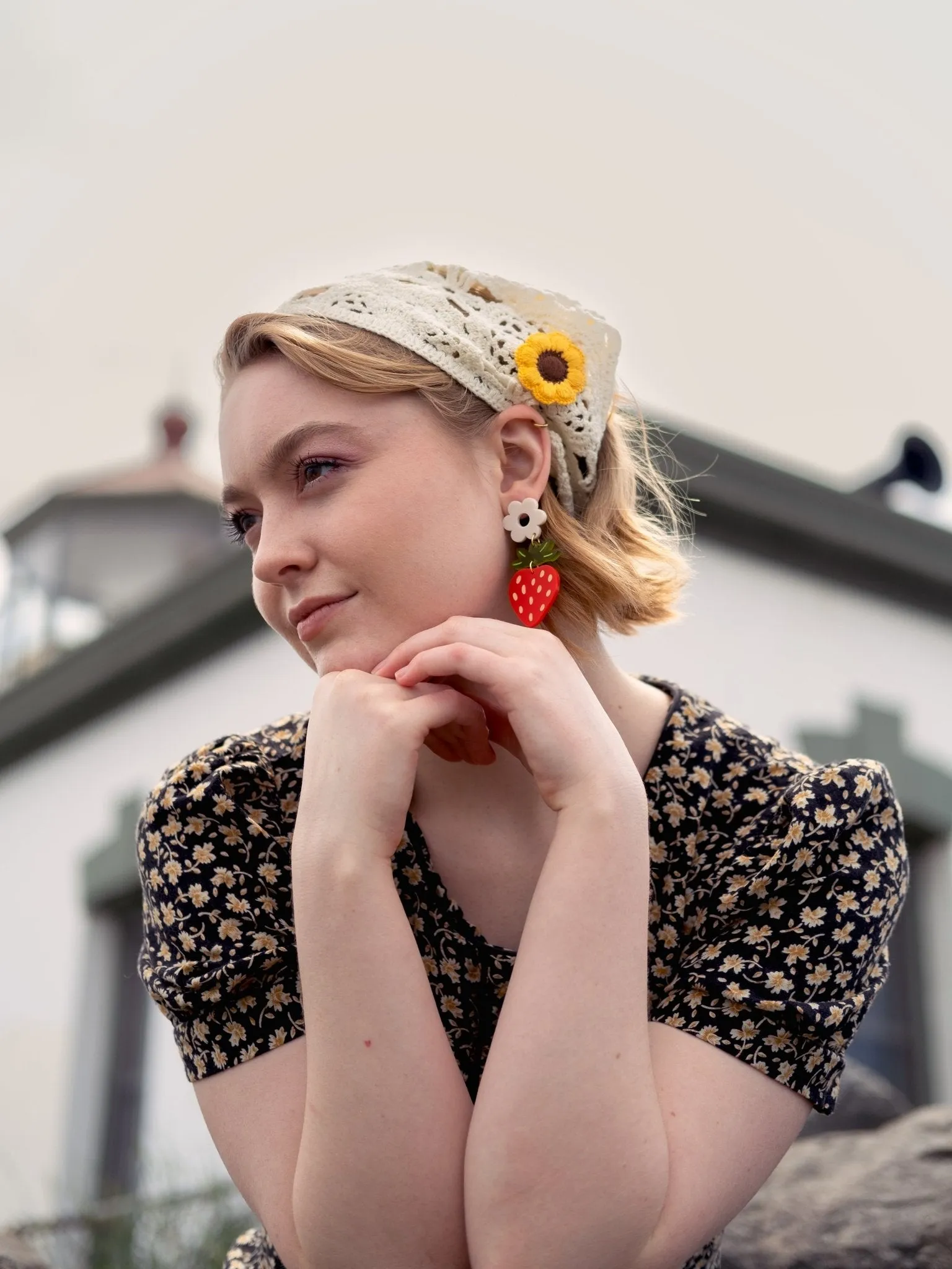 Strawberry Dangle Earrings