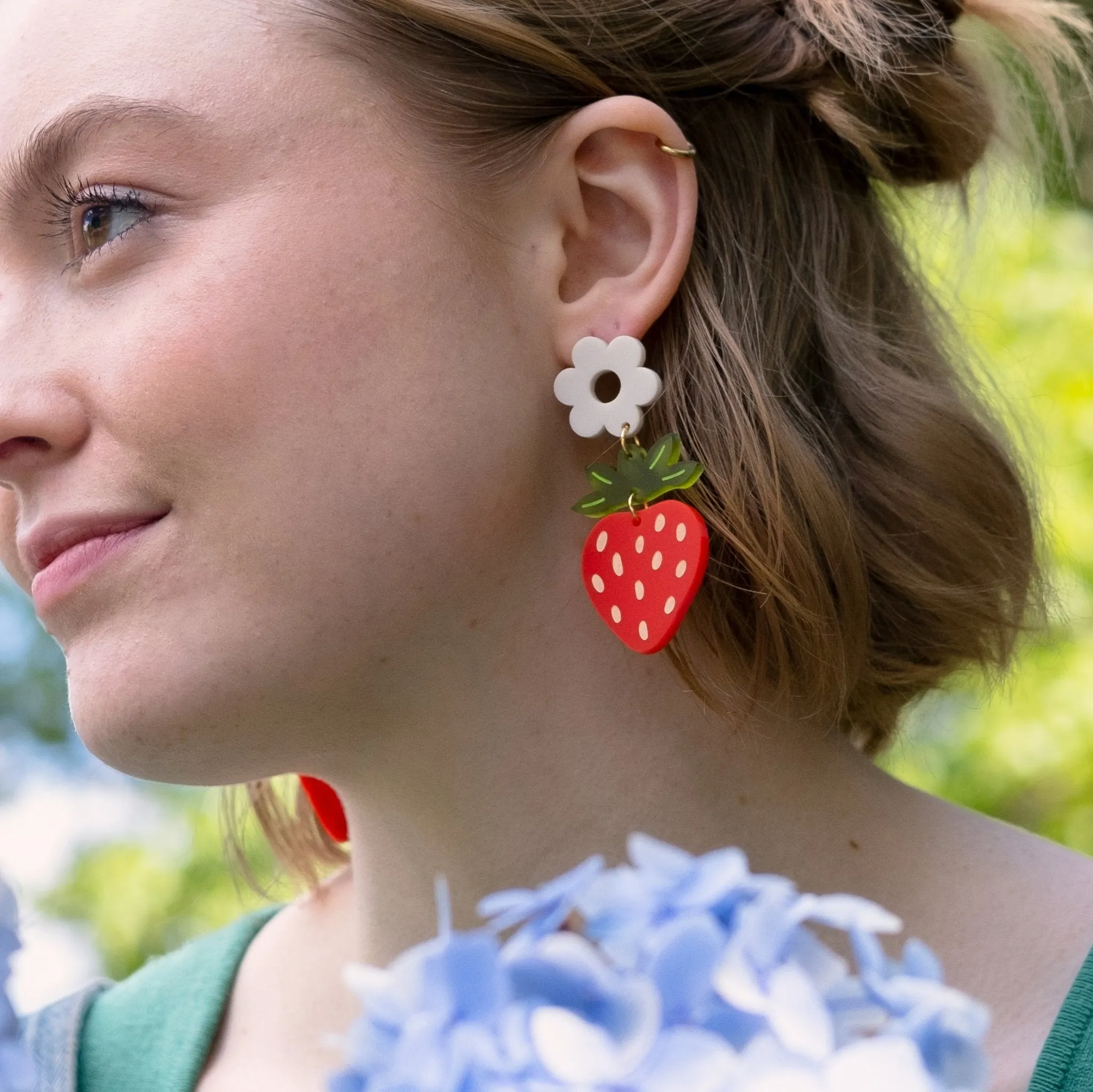 Strawberry Dangle Earrings