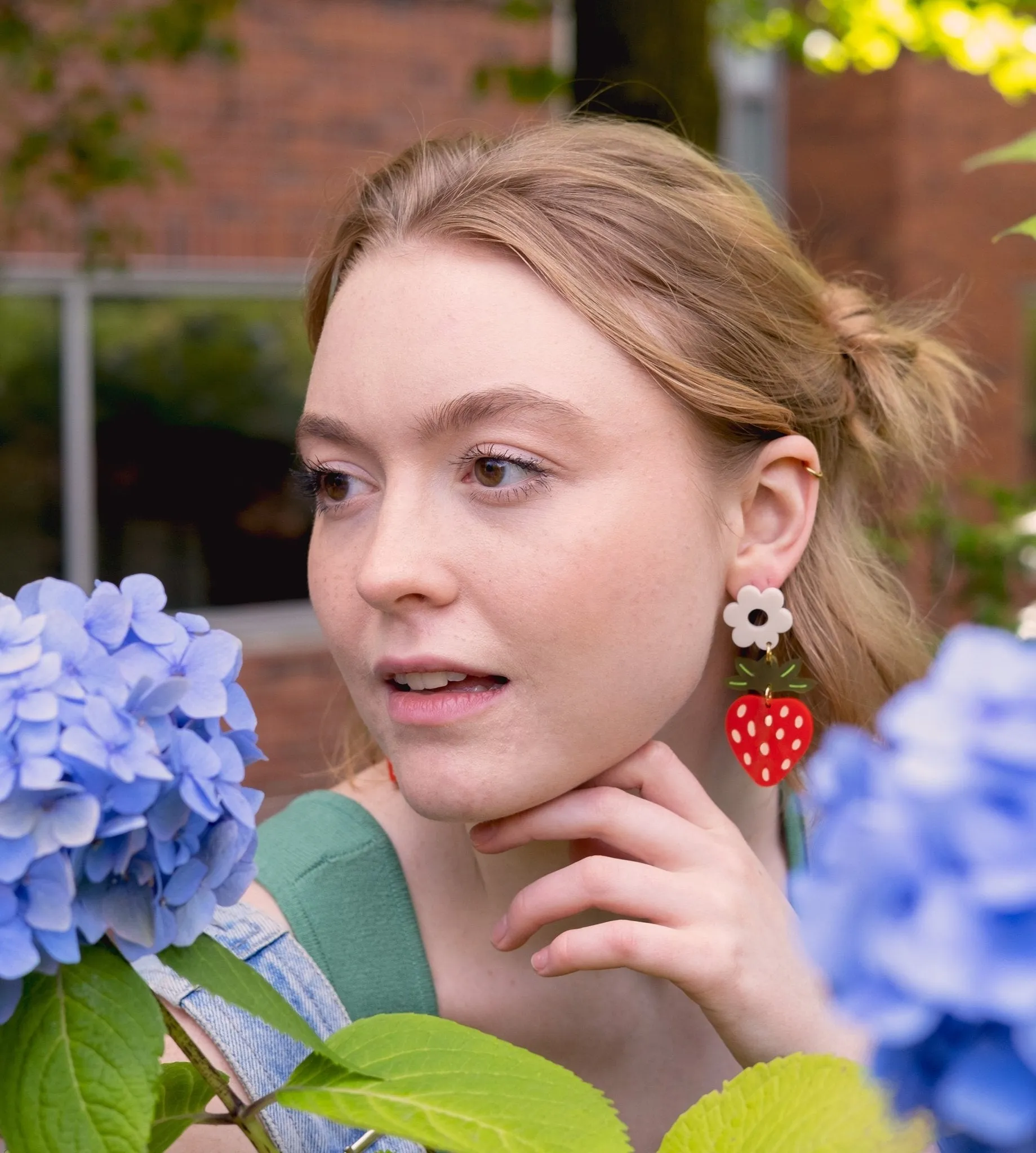 Strawberry Dangle Earrings